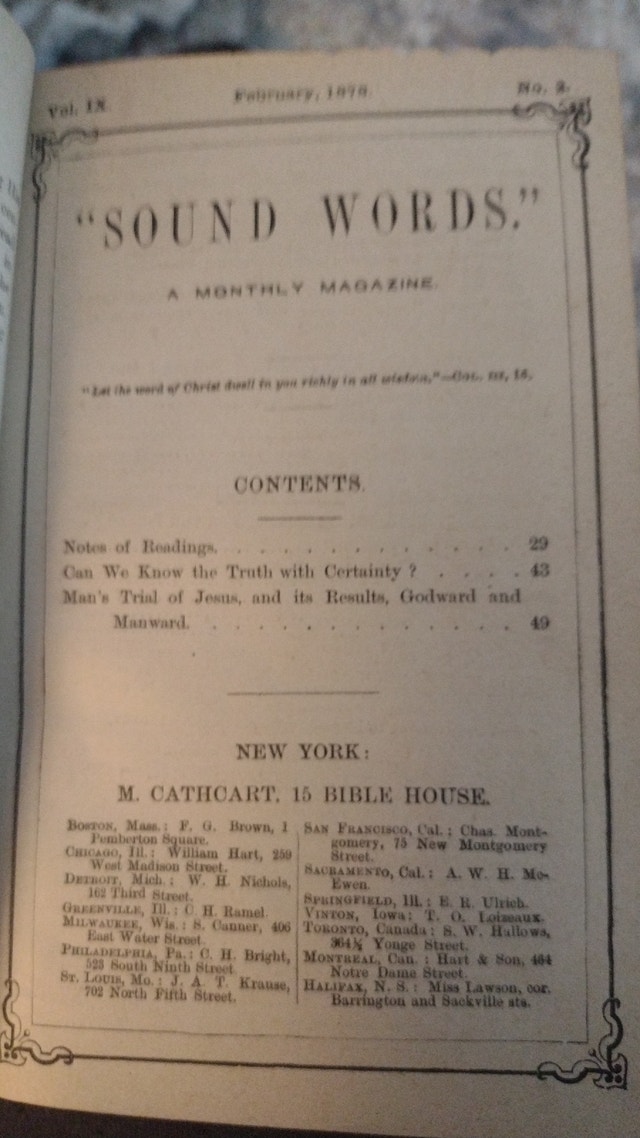 Antique Book: Sound Words (1878) - photo 3
