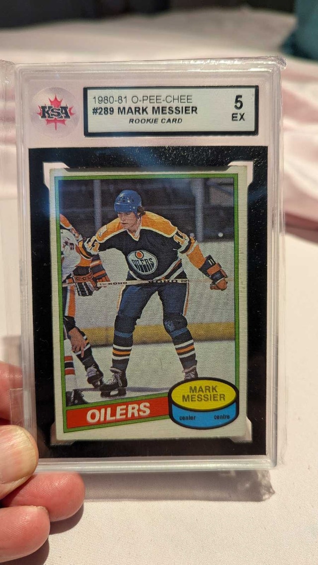 Mark Messier Rookie Card OPC KSA 5