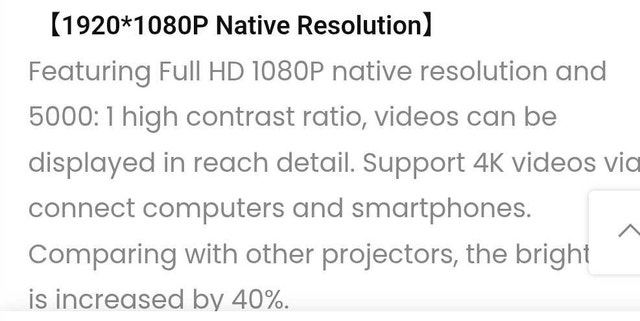 apeman projector LC650 4k - photo 5