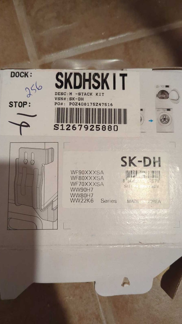 Samsung Dryer Stackable Kit SK-DH - photo 2