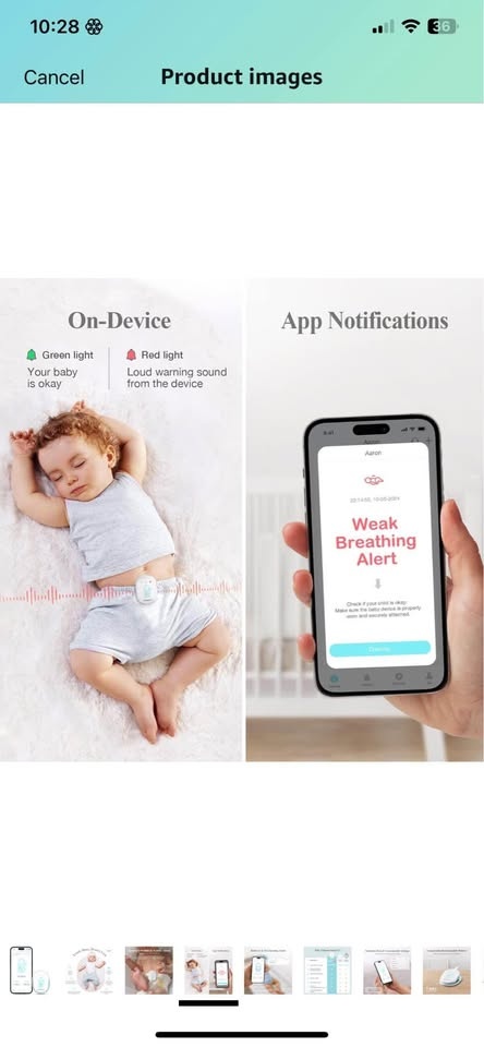 Baby senseU pro monitor - photo 4
