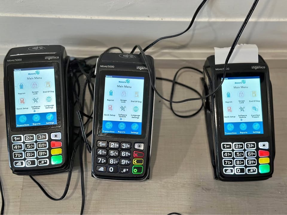 Ingenico moneris move/5000 terminal