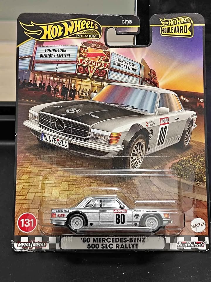 Hot Wheels Premium Boulevard '80 Mercedes-Benz 500 SLC Rallye