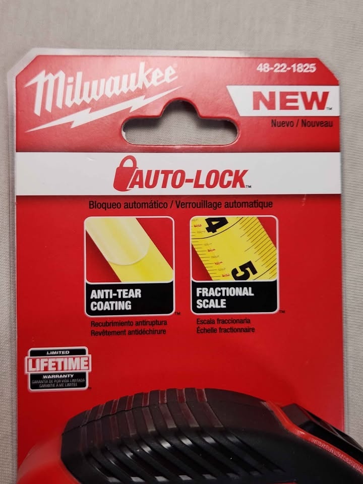 Milwaukee 25FT Auto-Lock Tape Measure New - photo 4