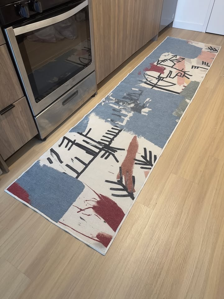 Jean-Michel Basquiat Multicolor Rug 2.5' x 10' - photo 2