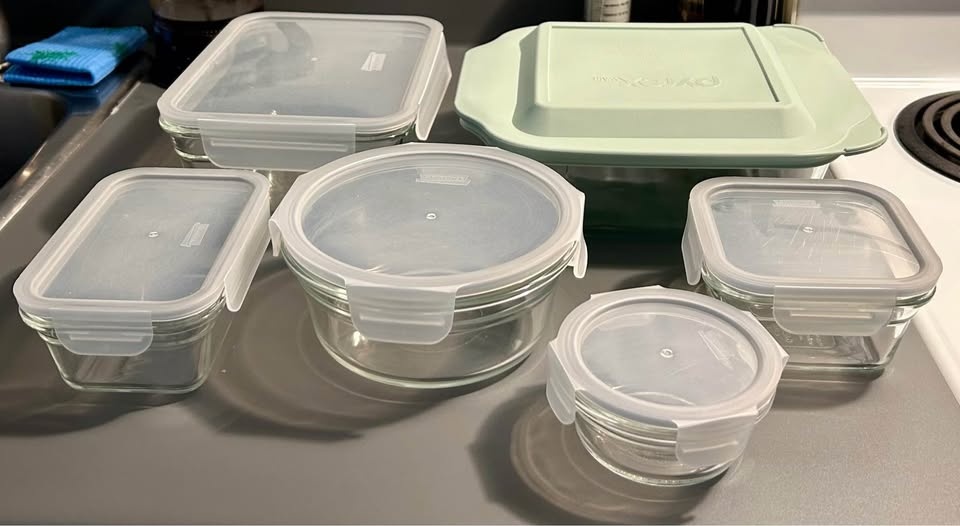 Pyrex & Glasslock Glass Food Storage Containers - photo 2