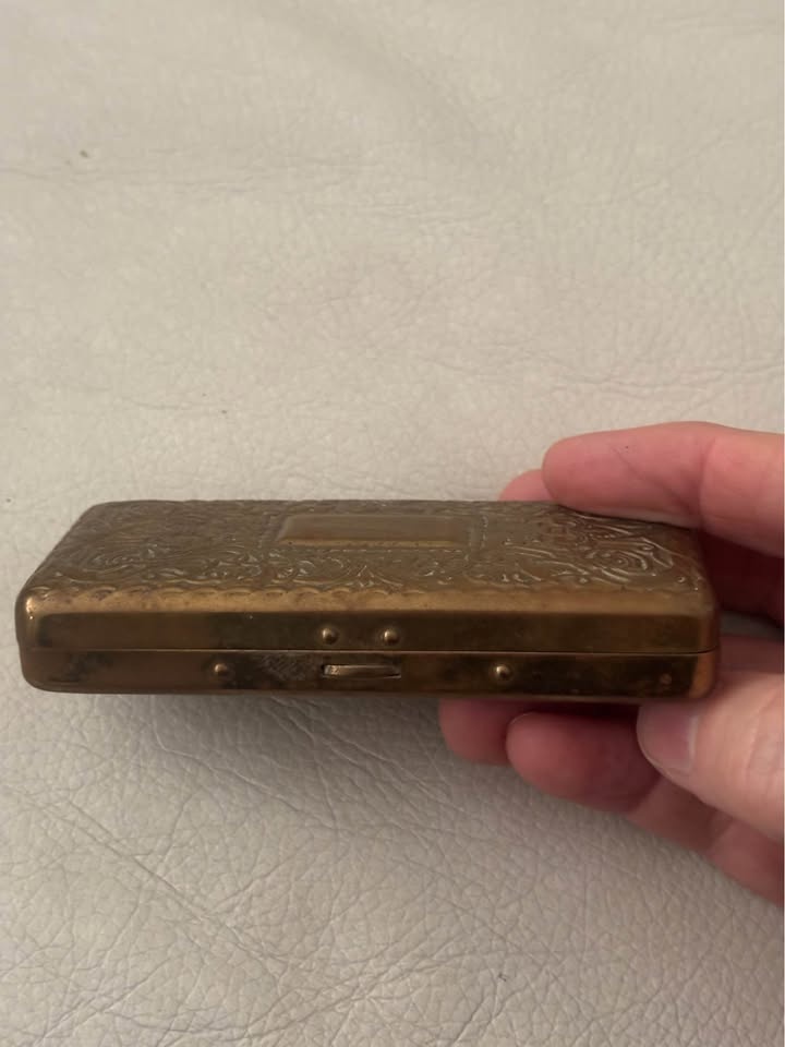 Antique Gillette Razor Set With Embossed Case & Accessories - photo 5