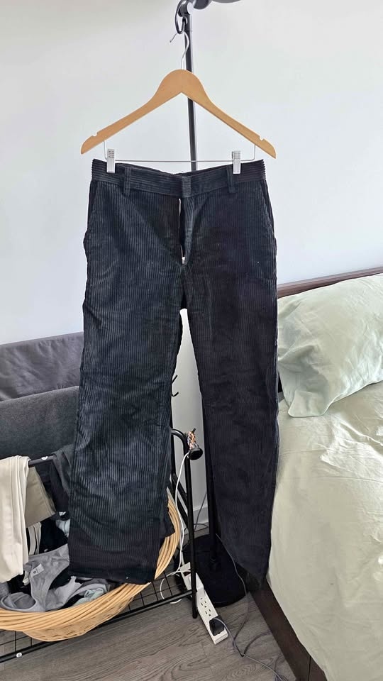 Corduroy Black Pants