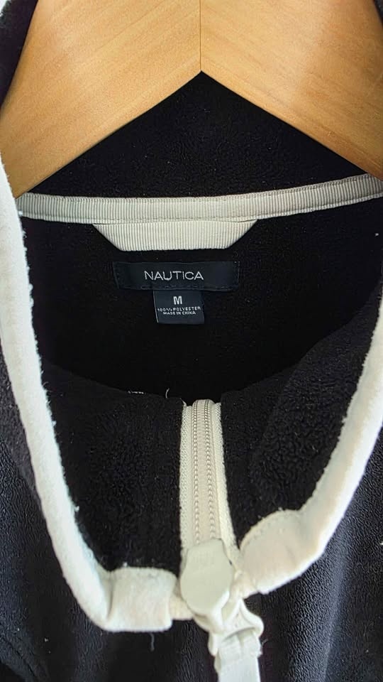 Nautica black fleece with white detail - photo 3