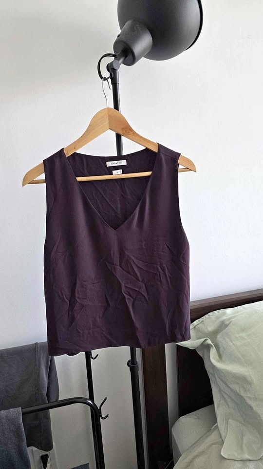 Babaton Plum Murphy Blouse