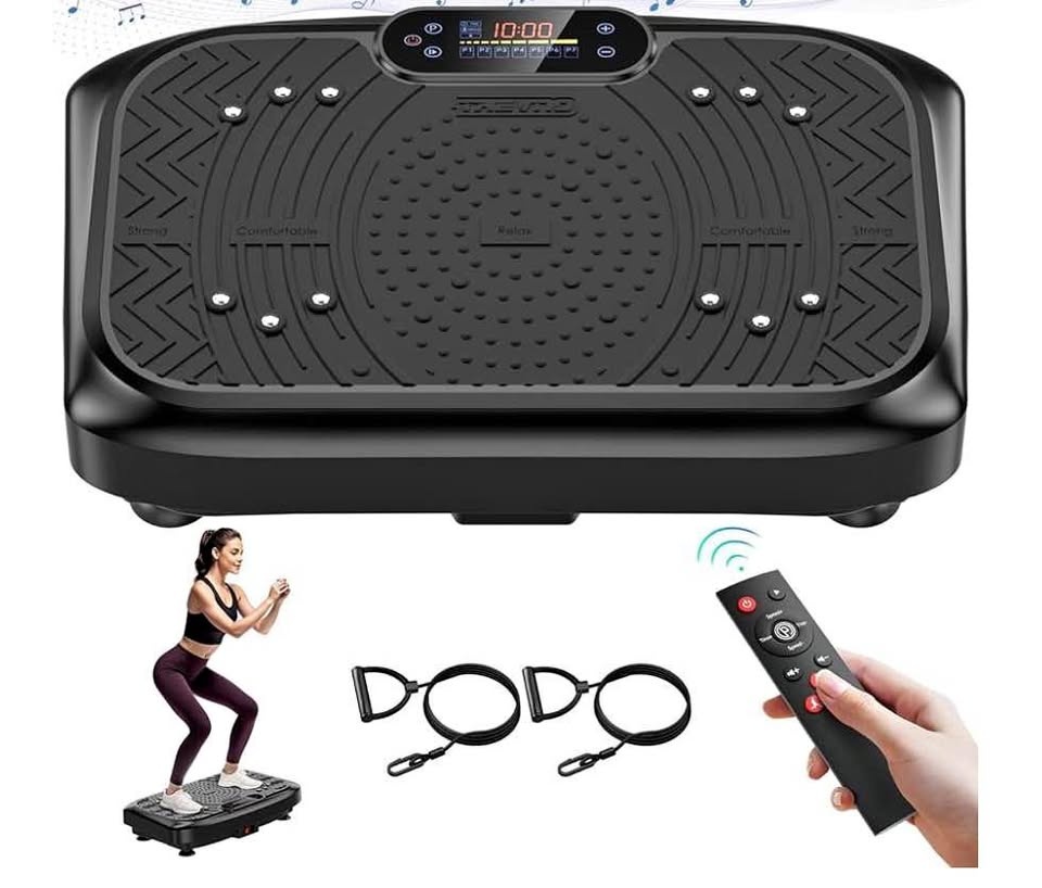 Vibration Plate Exercise Machine w/ Bluetooth