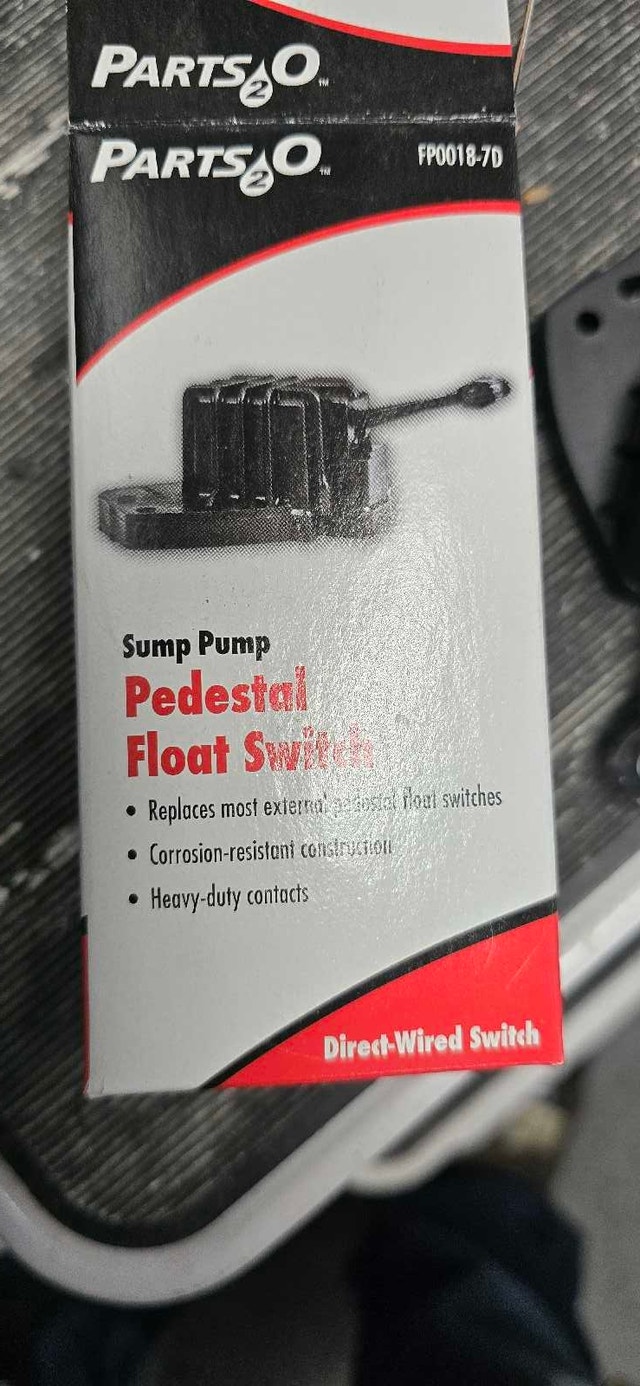 PartsO Pedestal Float Switch FP0018-7D for Sump Pumps