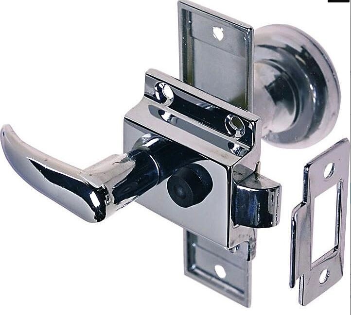 NEW Perko N 0930DP0CHR Reverse Strike Rim Latch Set