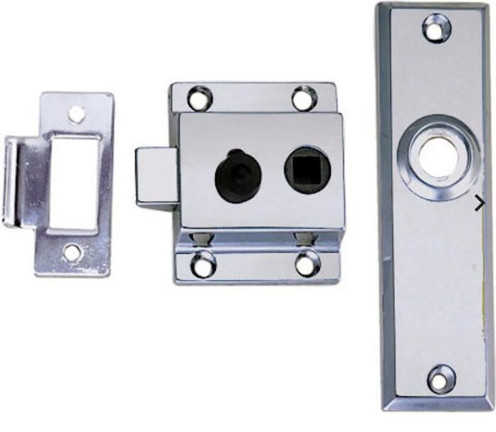 NEW Perko N 0930DP0CHR Reverse Strike Rim Latch Set - photo 2