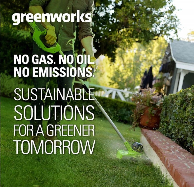 New Greenworks 40V Cordless String Trimmer w/ Battery - photo 4