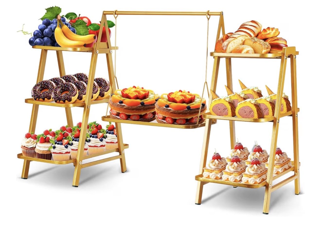 Metal 3 Tier Cupcake Stand
