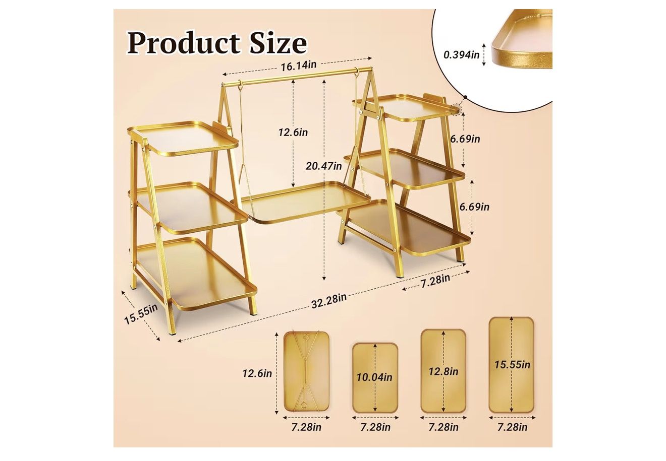 Metal 3 Tier Cupcake Stand - photo 2