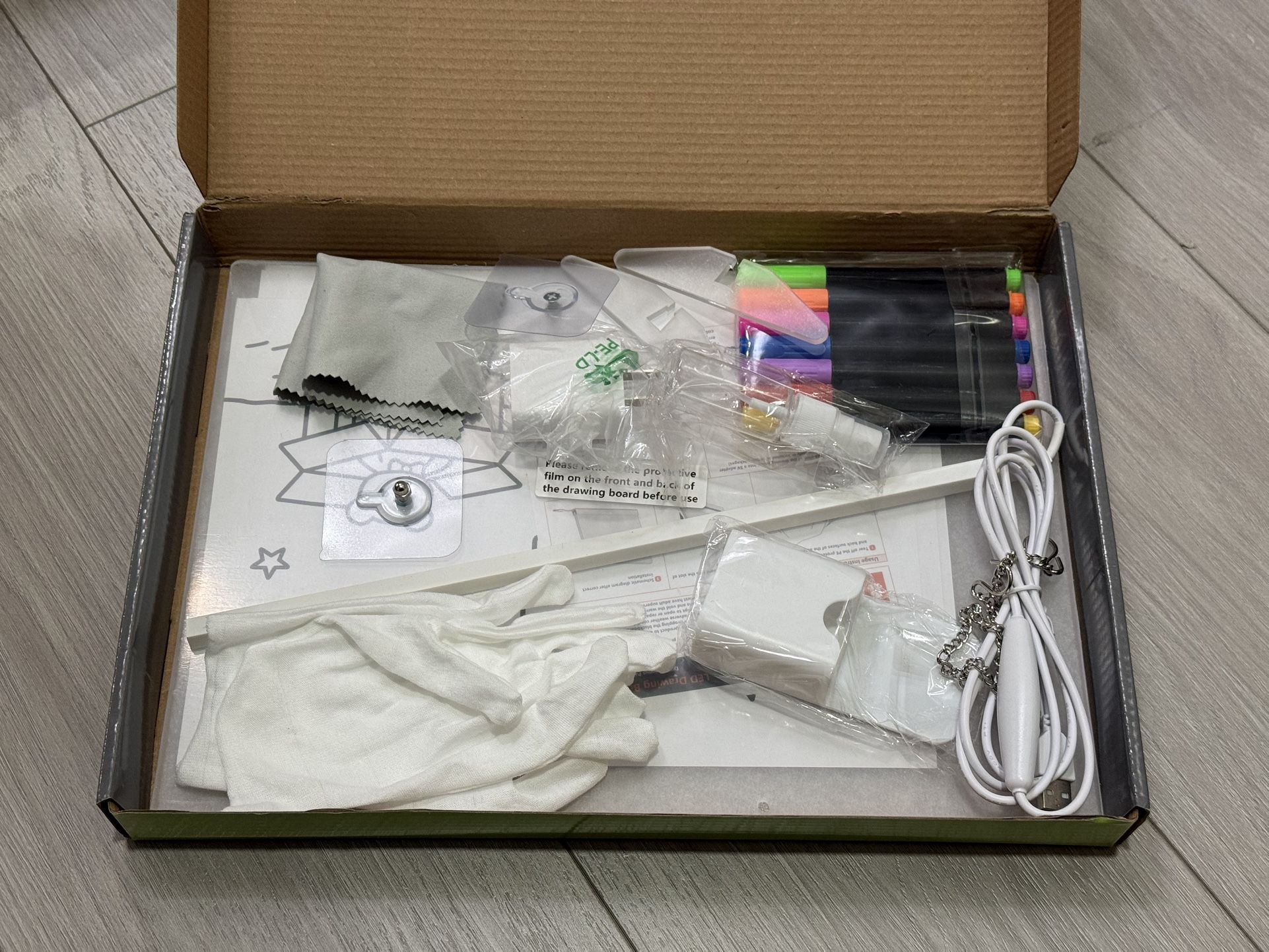 LED Drawing Board for Kids, 16" Rechargeable Light Up Drawing Pa - photo 2