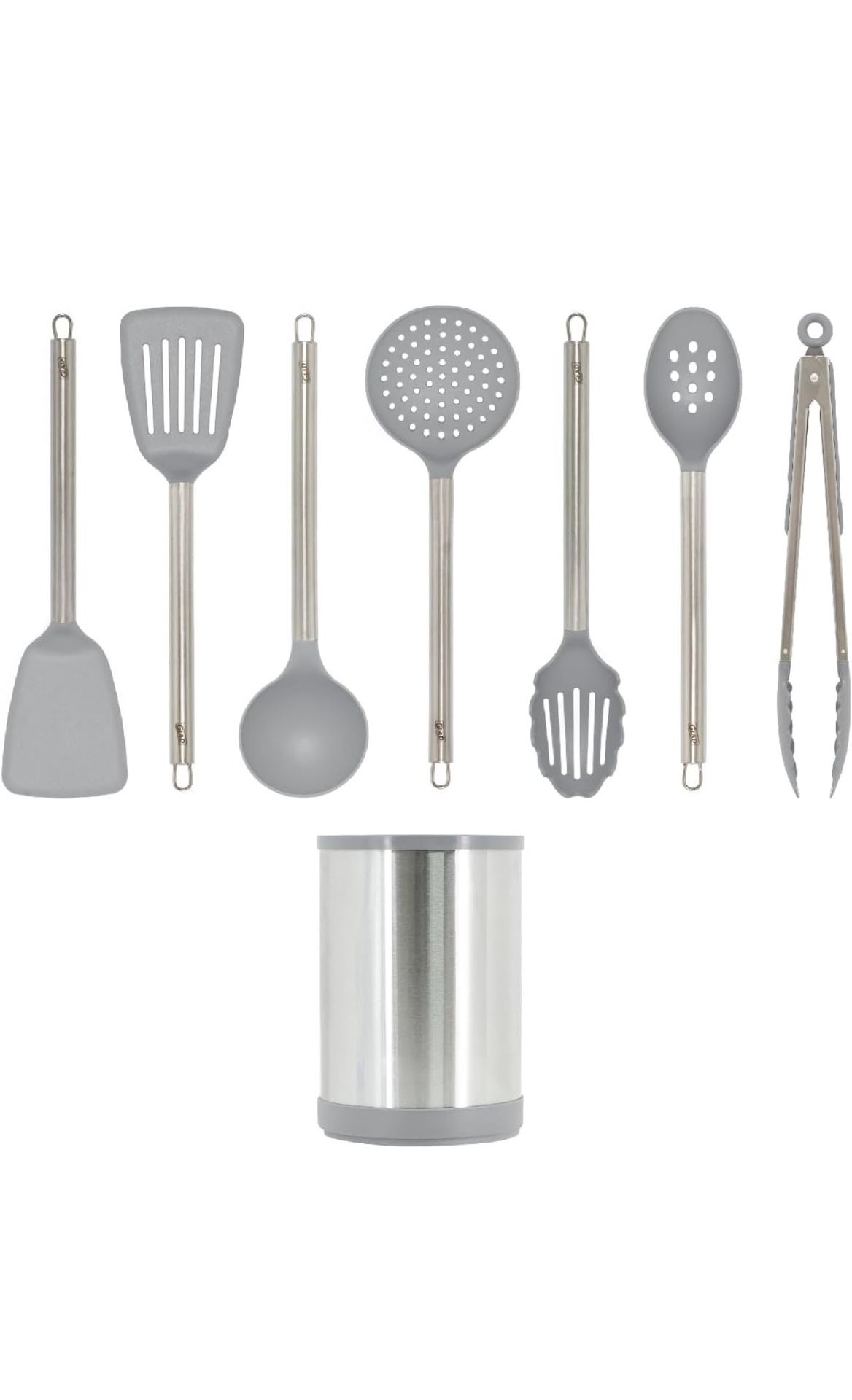 8pc Nonstick Kitchen Utensil Set w/ Holder - photo 4