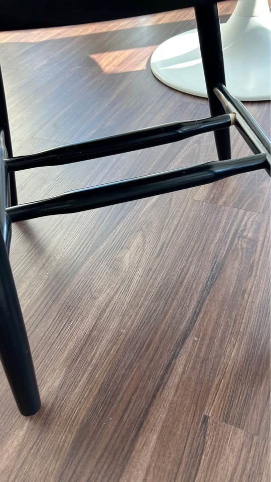 2 Black Farmhouse Dining Chairs - photo 4