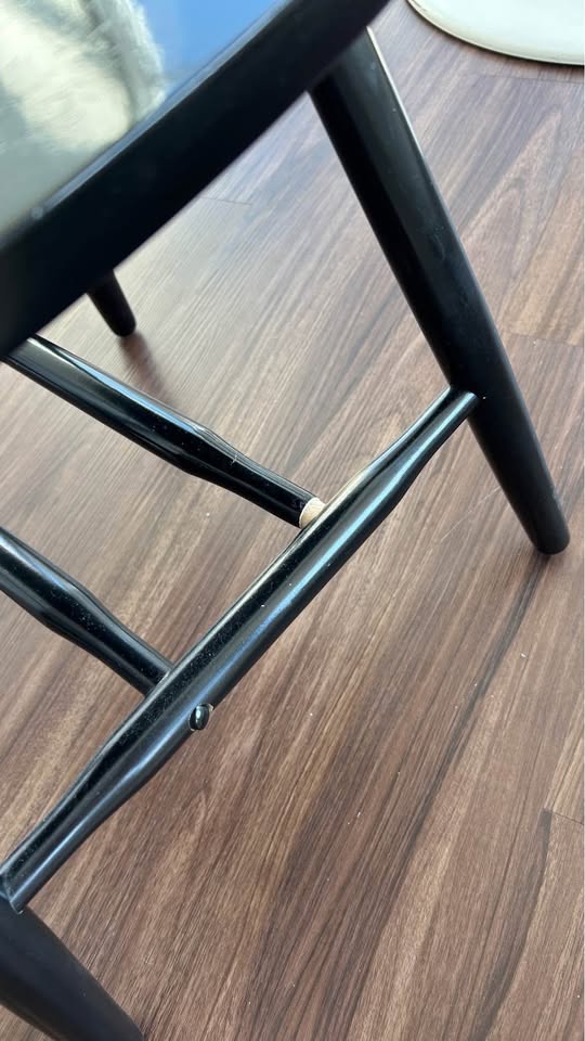 2 Black Farmhouse Dining Chairs - photo 5