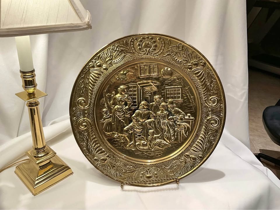 Wall Plaque BRASS Made In England