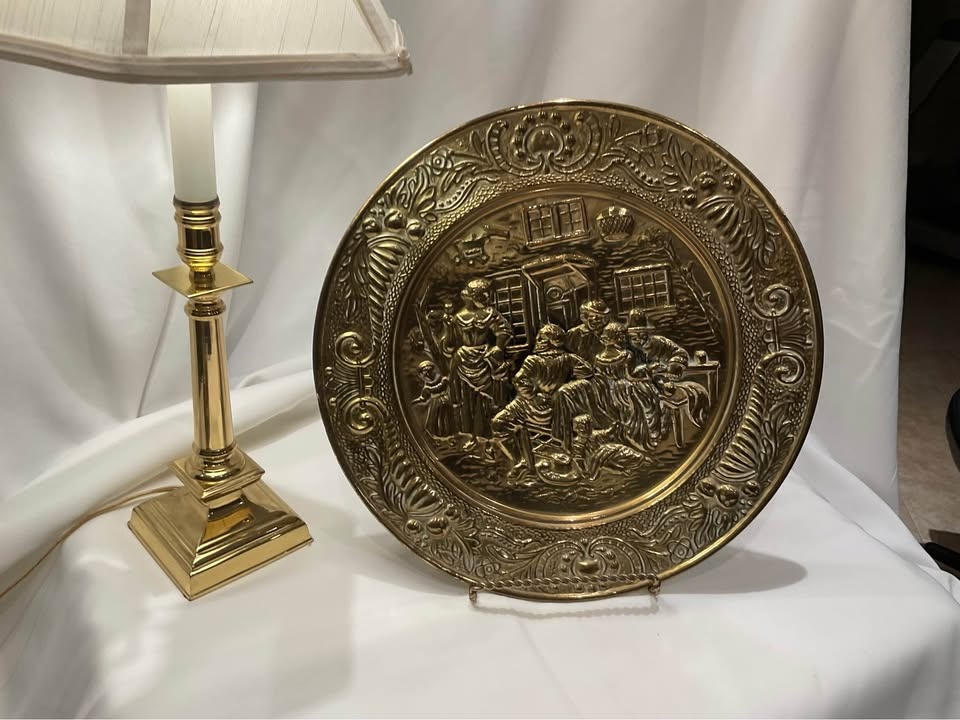Wall Plaque BRASS Made In England - photo 2