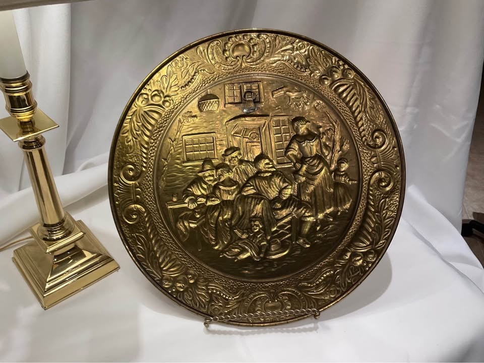 Wall Plaque BRASS Made In England - photo 3
