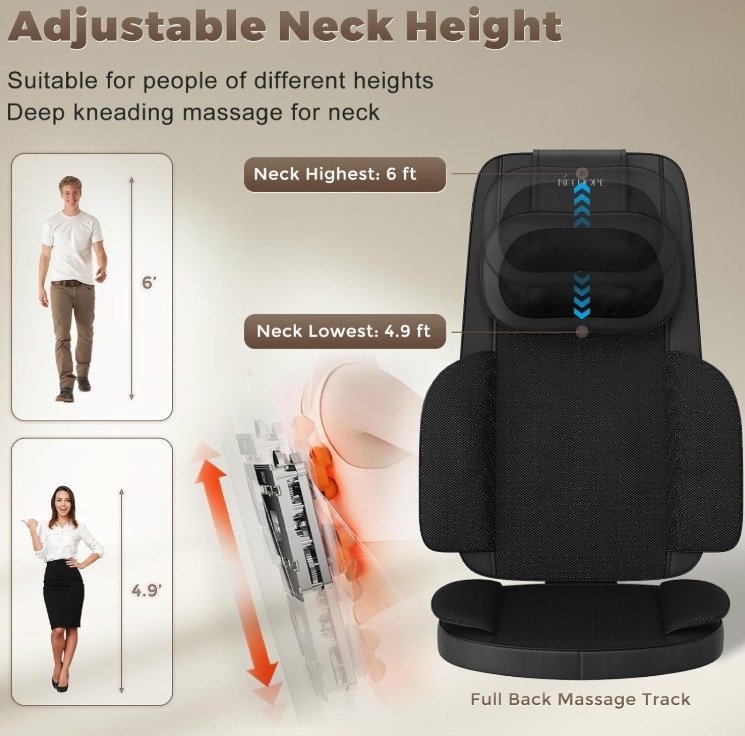 NEW Shiatsu Neck and Back Massager with Heat - photo 5