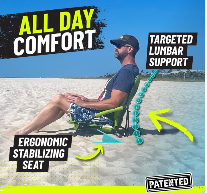 NEW STRONGBACK Guru Folding Camp Chair with Lumbar - photo 2
