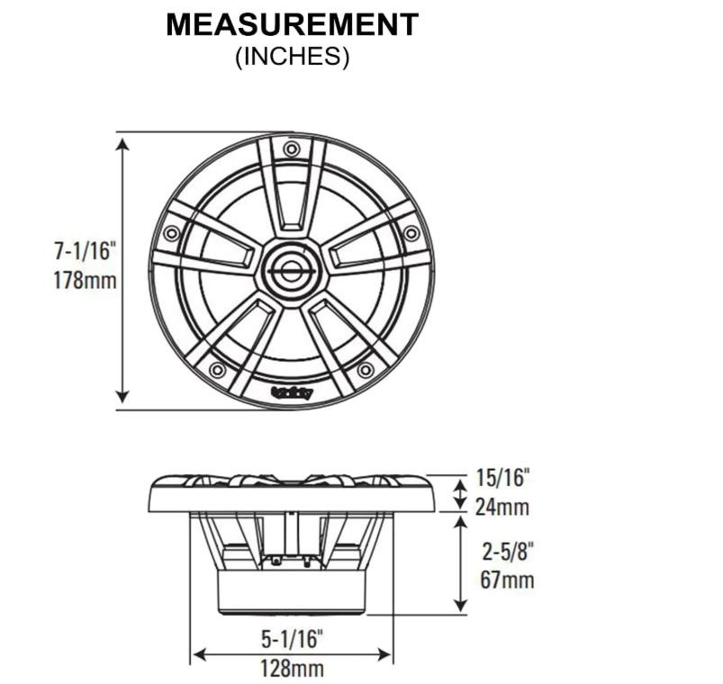 NEW Infinity 6.5" Marine Speakers (2) w/ 50ft Wire - photo 3