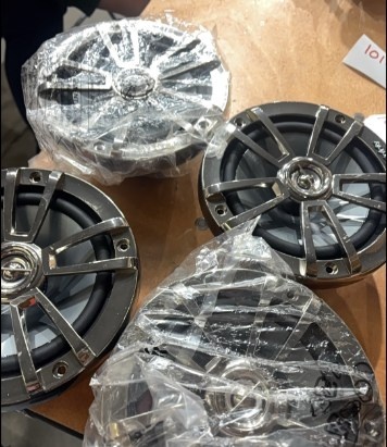NEW Infinity 6.5" Marine Speakers (2) w/ 50ft Wire - photo 4