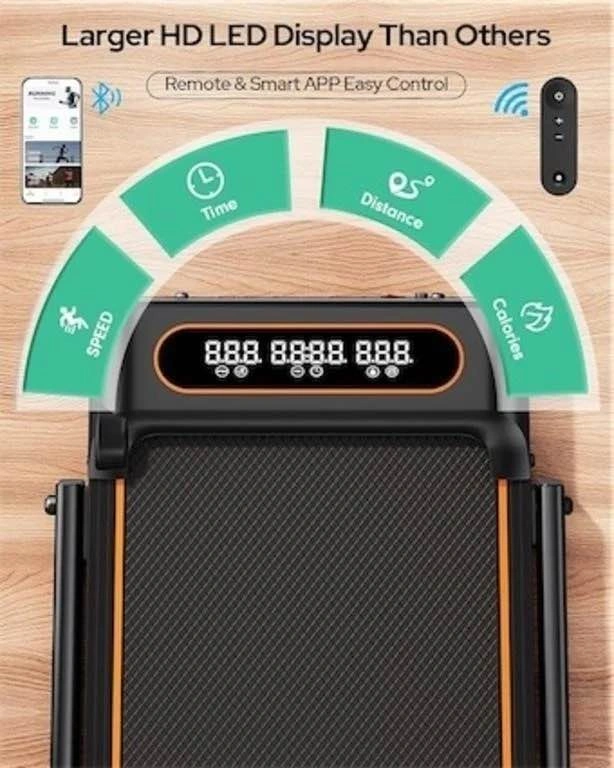 TRISOMY TREADMILL WALKING PAD, MODEL: SD-380F _ New in box - photo 2