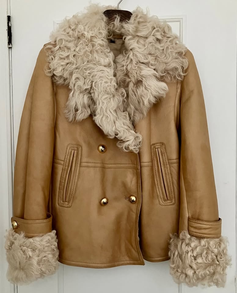 COACH Shearling Peacoat Size M-L, Coach Size 14 - photo 3