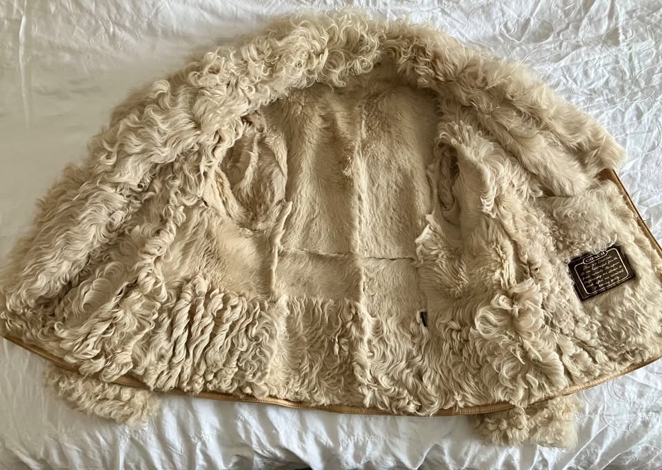 COACH Shearling Peacoat Size M-L, Coach Size 14 - photo 4