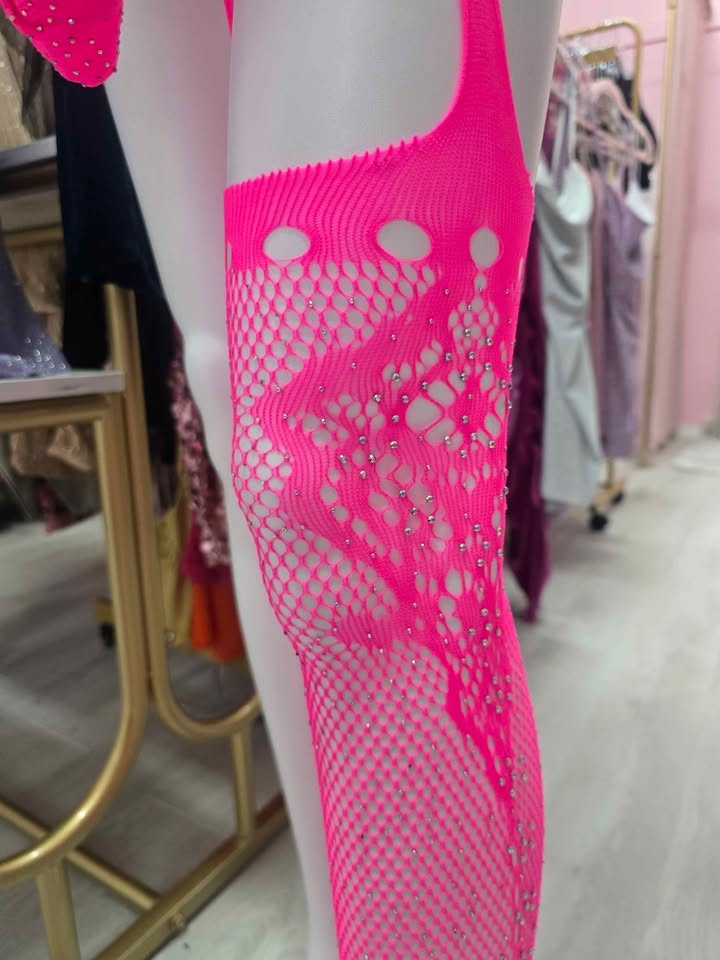 Colorful fishnet stockings - photo 3