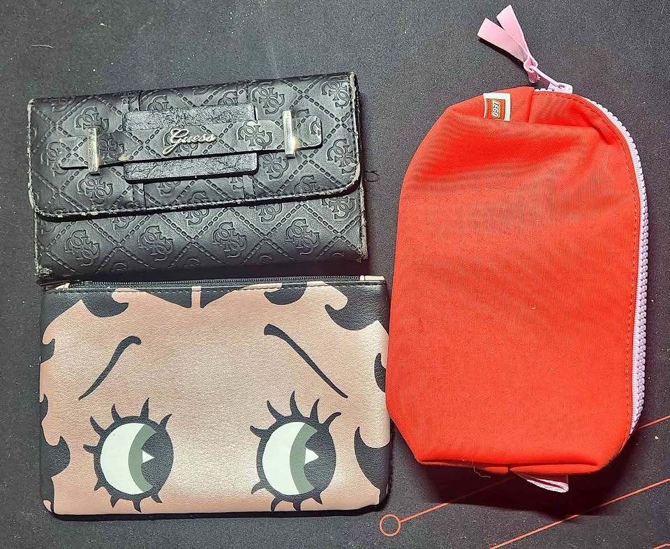 Lot of Makeup Bags, Wallets, and Clutches
