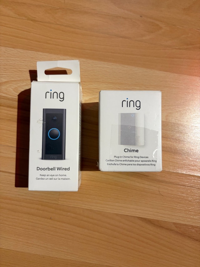 Ring Doorbell Wired + Chime
