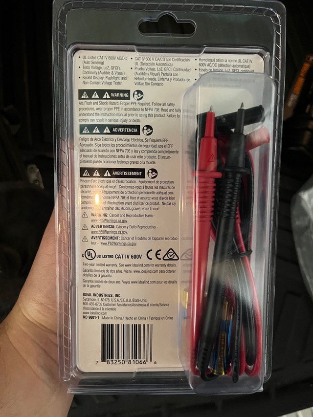 IDEAL Voltage & Continuity Tester with LCD, GFCI, Flashlight - photo 2