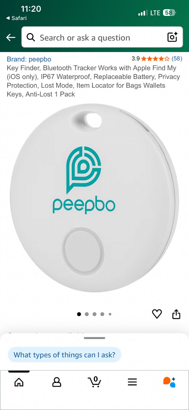 Peepbo Key Tracker AirTag 4 Pack - photo 3