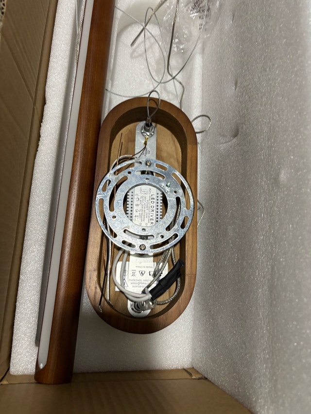 Wood Integrated LED Pendant Light - photo 4