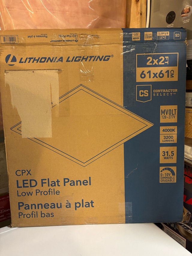 Lithonia Lighting 2x2 LED Flat Panel 4000K