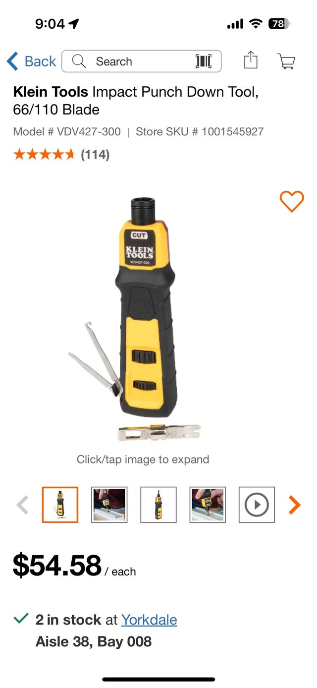 Klein Tools Impact Punch Down Tool - photo 3
