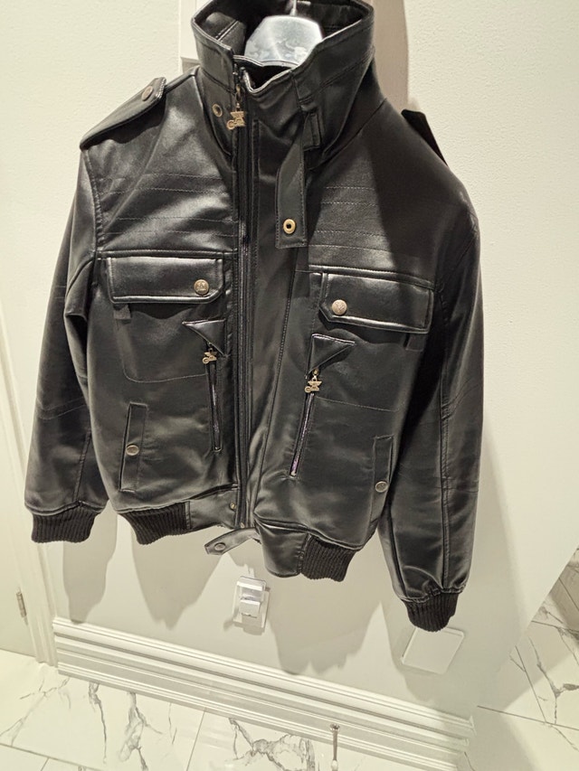 Black leather jackets