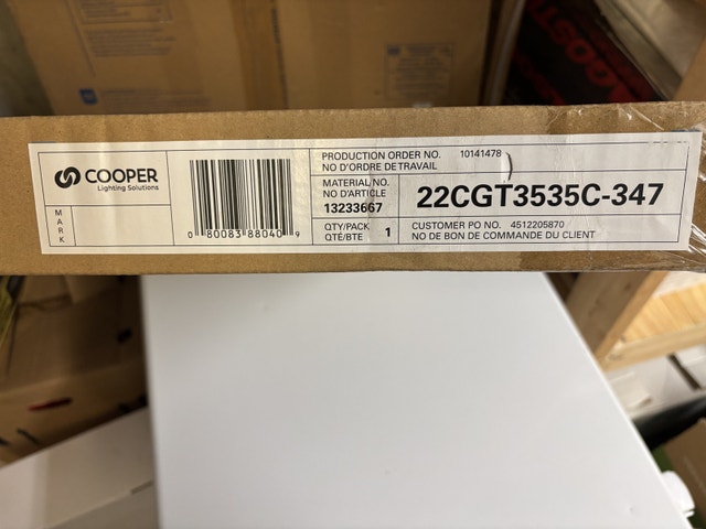 Cooper Lighting Metalux 2ft x 2ft LED Panel 347V - photo 2