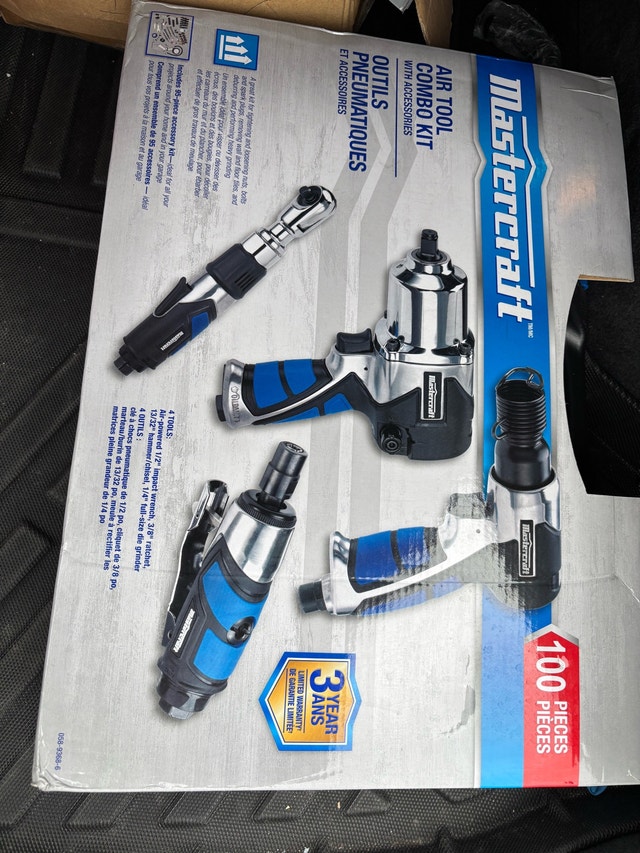 NEW Mastercraft Air Tool Combo Kit