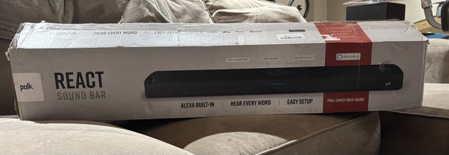 Polk React Sound Bar with Alexa Built-in
