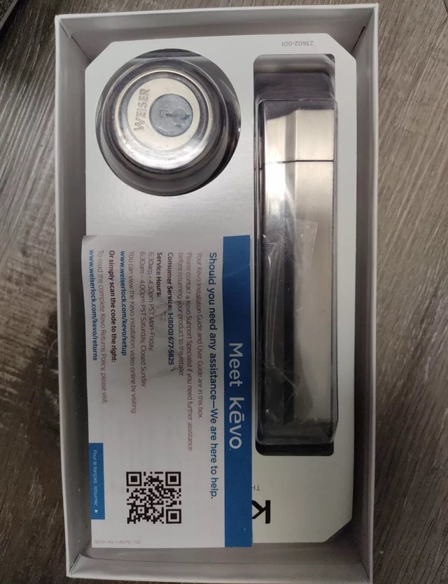 Weiser Kevo Bluetooth Electronic Deadbolt Door Lock - photo 2