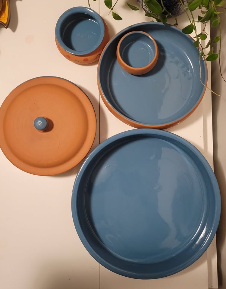 Hand Made, Hand Painted Serving Dishes- HiMark Portugal Pottery - photo 2