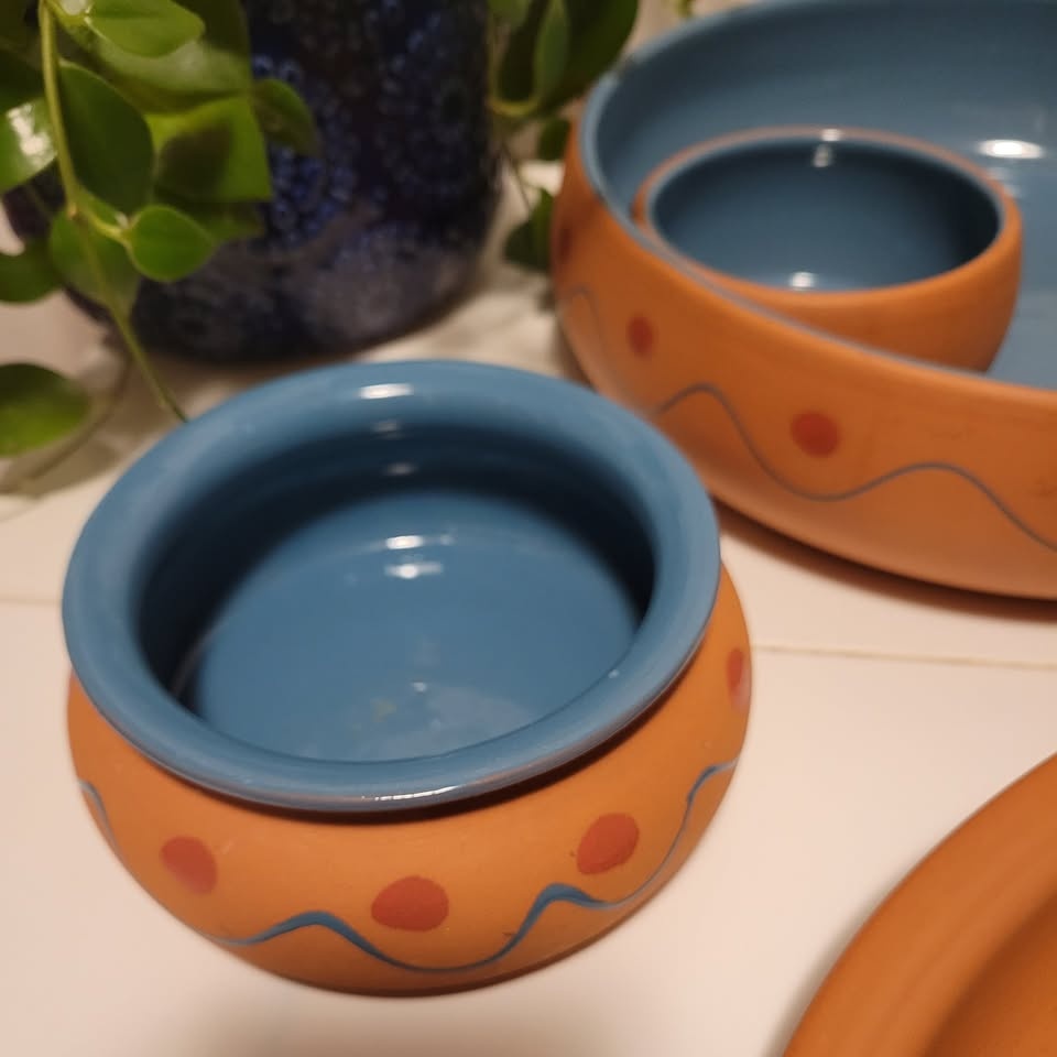 Hand Made, Hand Painted Serving Dishes- HiMark Portugal Pottery - photo 5